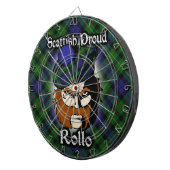 Jeu De Fléchettes Clan écossais Rollo Tartan Darboard (Devant droit)