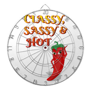Jeu De Fléchettes Classé Sassy Et Hot Pepper Diva
