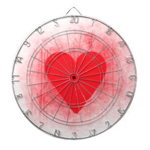 Jeu De Fléchettes Coeur rouge