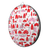 Jeu De Fléchettes Coeurs D'Amour Rose Et Rouge (Devant droit)