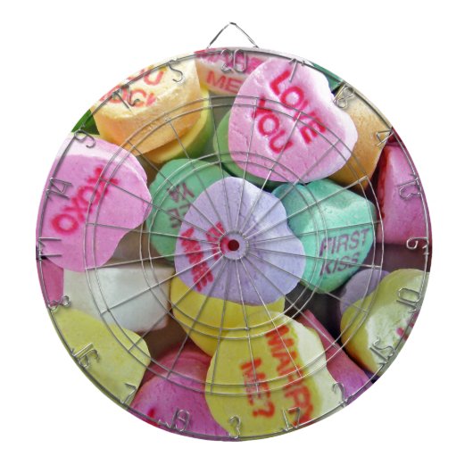 Jeu De Fléchettes Coeurs de bonbons (Devant)