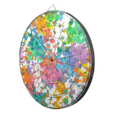 Jeu De Fléchettes Cœurs de Confettis Pastels (Devant droit)