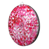 Jeu De Fléchettes Cœurs de confettis roses (Devant droit)