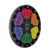 Jeu De Fléchettes Coeurs de fierté LGBT (Devant gauche)