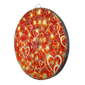 Jeu De Fléchettes Coeurs en feu (Devant droit)