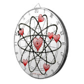 Jeu De Fléchettes Coeurs rouges de Saint Valentin atomique (Devant droit)