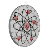 Jeu De Fléchettes Coeurs rouges de Saint Valentin atomique (Devant gauche)