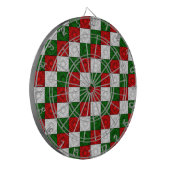 Jeu De Fléchettes Coins plissés-Rouge-Blanc-Vert-CIBLE DE FLECHETTES (Devant gauche)