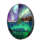 Jeu De Fléchettes Collage des aurores boréales de l'Alaska (Devant droit)