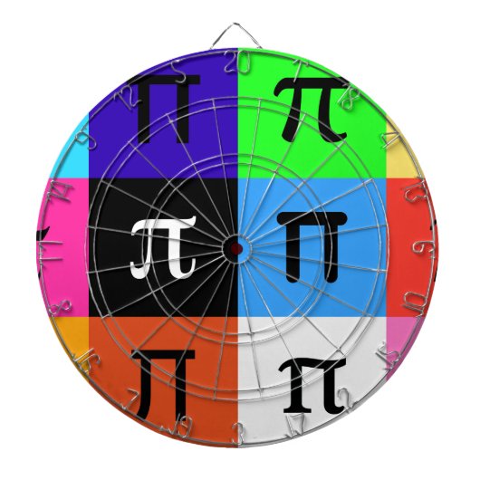 Jeu De Fléchettes colorblock happy pi day (Devant)