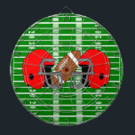 Jeu De Fléchettes Conception de football américain<br><div class="desc">Un design de football américain Dartboard qui peut être customisé avec n'importe quel texte de votre choix. Si vous avez besoin d'aide pour vous customiser,  contactez-nous via le lien de cette page. Tableau de bord de conception de football américain</div>