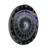 Jeu De Fléchettes Conception de vague bleue Abstraite (Devant gauche)