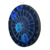 Jeu De Fléchettes Conception Irlandaise Cristal Bleu (Devant droit)