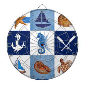 Jeu De Fléchettes Conception océanique marine (Devant)