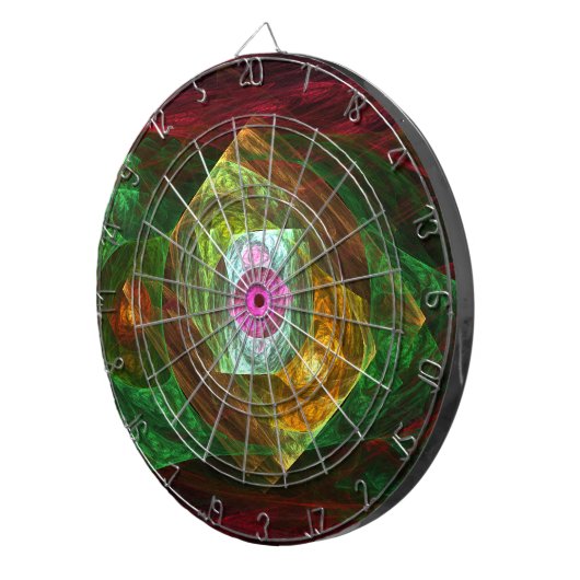 Jeu De Fléchettes Connexions dynamiques Art Abstrait (Devant droit)