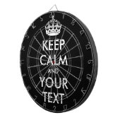 Jeu De Fléchettes CONSERVEZ CALME et VOTRE TEXTE - Modifier l'arrièr (Devant droit)