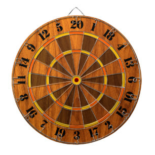 Jeu De Fléchettes Copie ensoleillée de placage de teck pour un jeu