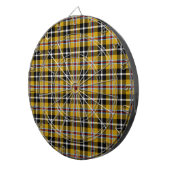Jeu De Fléchettes Cornouailles National Tartan Jaune et Noir Plaid (Devant droit)