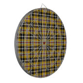 Jeu De Fléchettes Cornouailles National Tartan Jaune et Noir Plaid (Devant gauche)