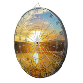 Jeu De Fléchettes Coucher de soleil sur le lac Arrowhead (Devant droit)