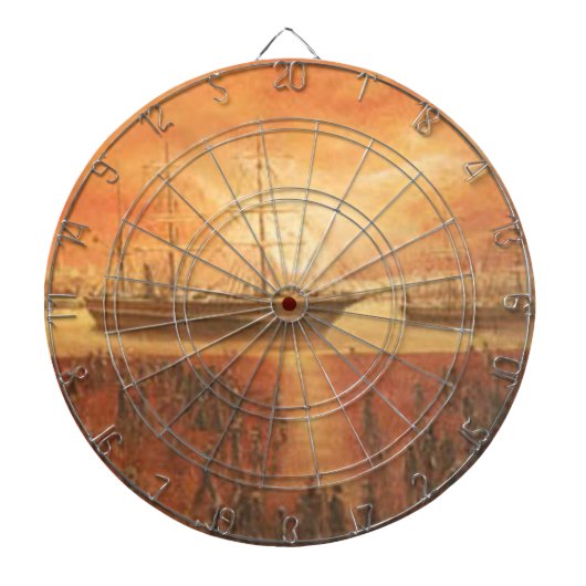 Jeu De Fléchettes Coucher de soleil sur le passé (Devant)