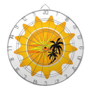 Jeu De Fléchettes Coucher de soleil tropical