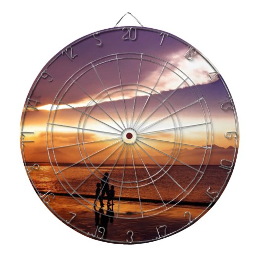 Jeu De Fléchettes coucher du soleil 2 (Devant)