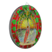 Jeu De Fléchettes Coucher du soleil de plage de Noël (Devant gauche)