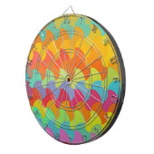 Jeu De Fléchettes Couleur rétro art motif transparent 3 (Devant droit)