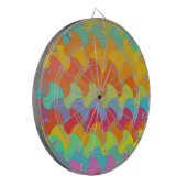 Jeu De Fléchettes Couleur rétro art motif transparent 3 (Devant gauche)