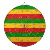 Jeu De Fléchettes COULEURS RASTAFARI + vos idées (Devant)