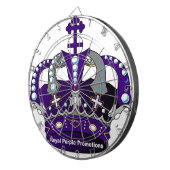 Jeu De Fléchettes Couronne royale pourpre (Devant droit)