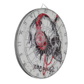 Jeu De Fléchettes Crâne avec conception casque (Devant gauche)