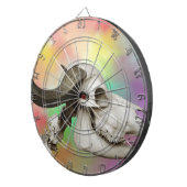 Jeu De Fléchettes Crâne de buffle sur un Arrière - plan d'aquarelle (Devant droit)