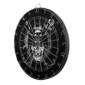 Jeu De Fléchettes Crâne de hockey (Devant droit)