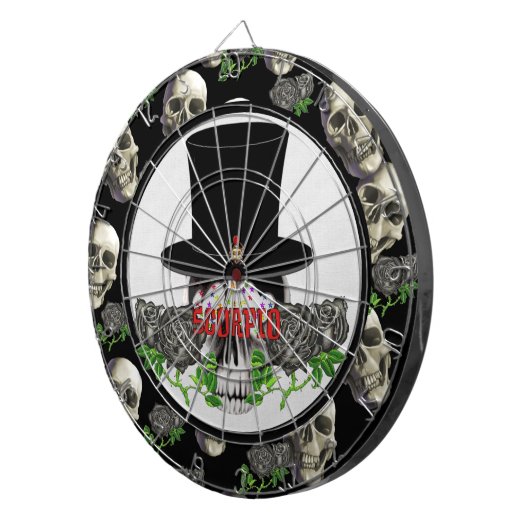 Jeu De Fléchettes Crâne de Scorpion (Devant droit)