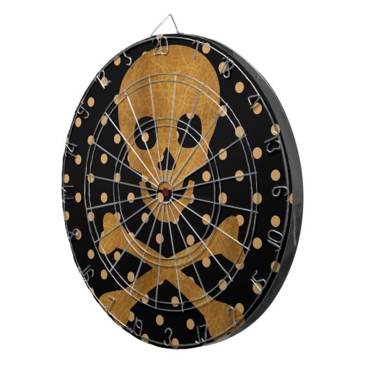 Jeu De Fléchettes Crâne et os (Devant droit)