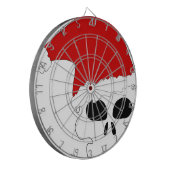 Jeu De Fléchettes crâne goth noël (Devant gauche)