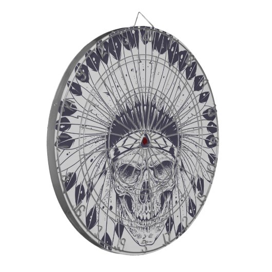 Jeu De Fléchettes Crâne indien (Devant gauche)