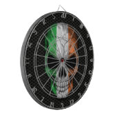 Jeu De Fléchettes Crâne irlandais de drapeau sur le graphique en (Devant gauche)