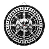 Jeu De Fléchettes Crânes avec des épées (Devant)