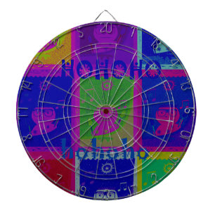 Jeu De Fléchettes Créez votre propre Père Noël HoHoho Pop Art spécia