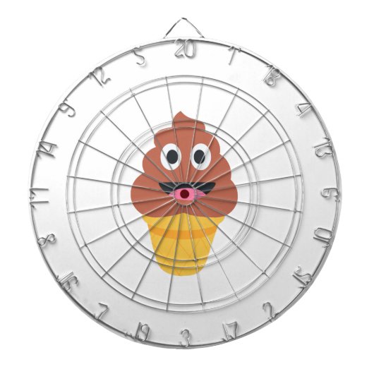 Jeu De Fléchettes crème glacée cône émoji (Devant)