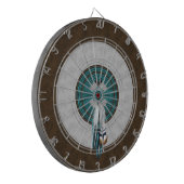 Jeu De Fléchettes Cuir à outils Faux et perles amérindiennes (Devant gauche)