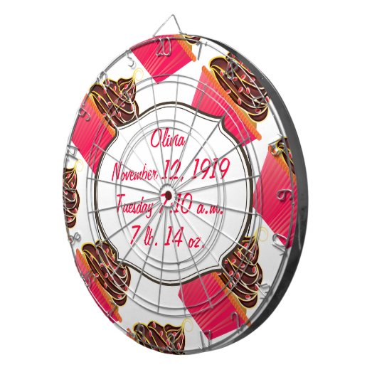 Jeu De Fléchettes Cupcakes (Devant droit)