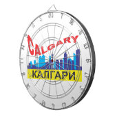 Jeu De Fléchettes cyrillique de Calgary (Devant droit)