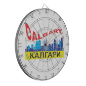 Jeu De Fléchettes cyrillique de Calgary (Devant gauche)