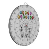 Jeu De Fléchettes Dalmatiens : Bonne année 2016 (Devant gauche)