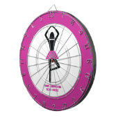 Jeu De Fléchettes Danse ballerine noir, couleur rose chaud (Devant droit)