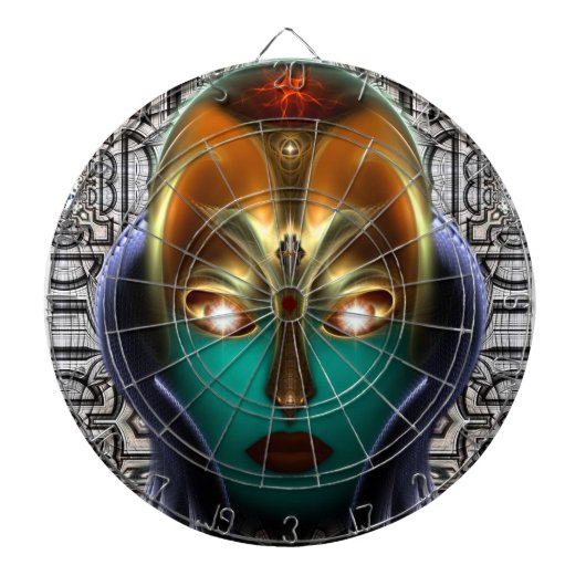 Jeu De Fléchettes Daria Cyborg Queen Tech (Devant)